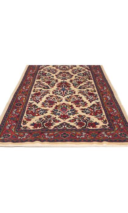 3 x 10 Vintage Persian Sarouk Rug 78634