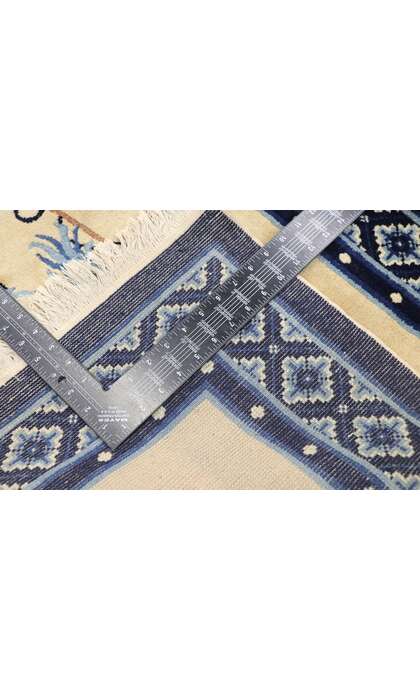 3 x 5 Antique Chinese Art Deco Pictorial Rug 77592