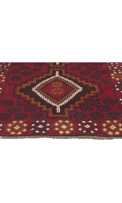 3 x 5 Vintage Afghan Baluch Rug 78631