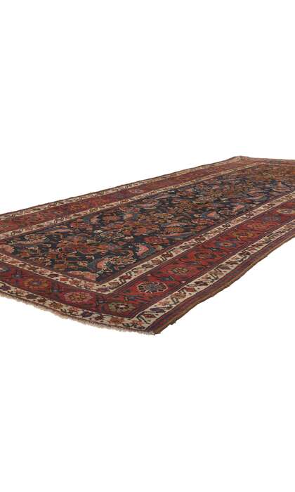 4 x 10 Antique Persian Kurdish Rug 73304