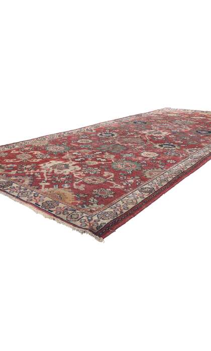 4 x 10 Vintage Persian Mahal Rug 75346
