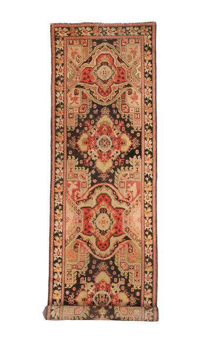 4 x 20 Antique Caucasian Karabagh Rug 74034