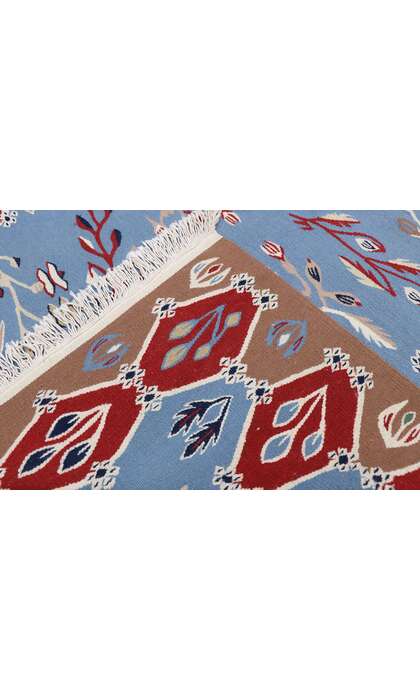 4 x 6 Vintage Oltenian Romanian Kilim Rug 78048