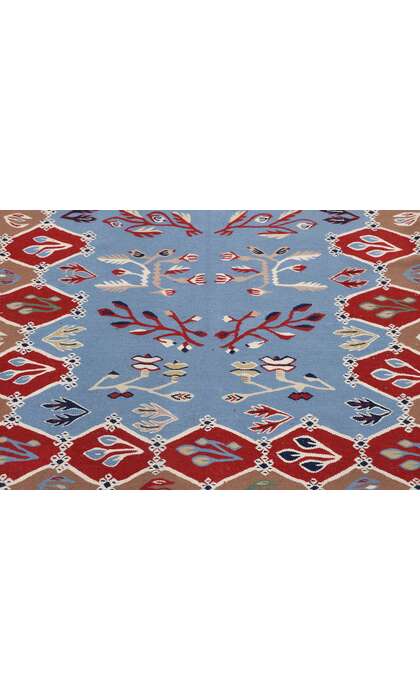 4 x 6 Vintage Oltenian Romanian Kilim Rug 78048