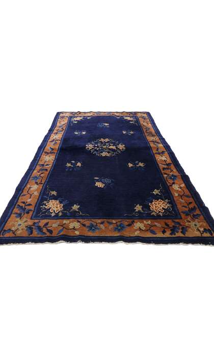 4 x 7 Antique Chinese Peking Rug 74478