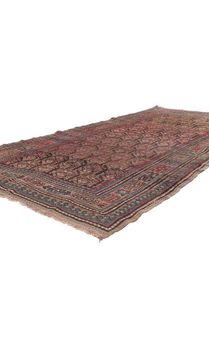 4 x 8 Antique Persian Kurd Rug 73113