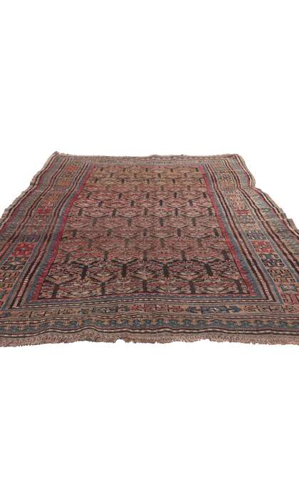 4 x 8 Antique Persian Kurd Rug 73113