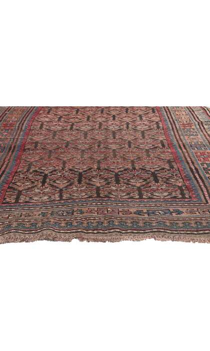 4 x 8 Antique Persian Kurd Rug 73113