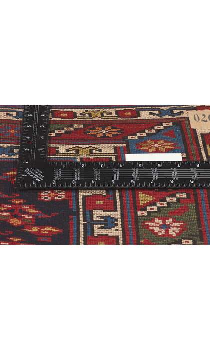 5 x 10 Antique Caucasian Kurdish Rug 73305