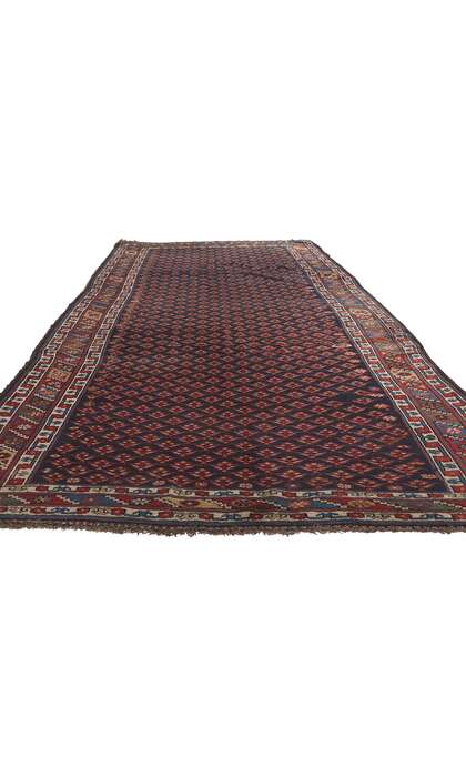 5 x 10 Antique Caucasian Kurdish Rug 73305