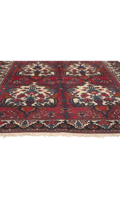 5 x 10 Antique Persian Bakhtiari Rug 71127