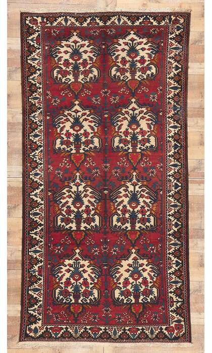 5 x 10 Antique Persian Bakhtiari Rug 71127