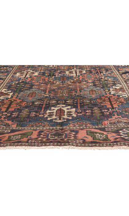 5 x 10 Antique Persian Bakhtiari Rug 75325