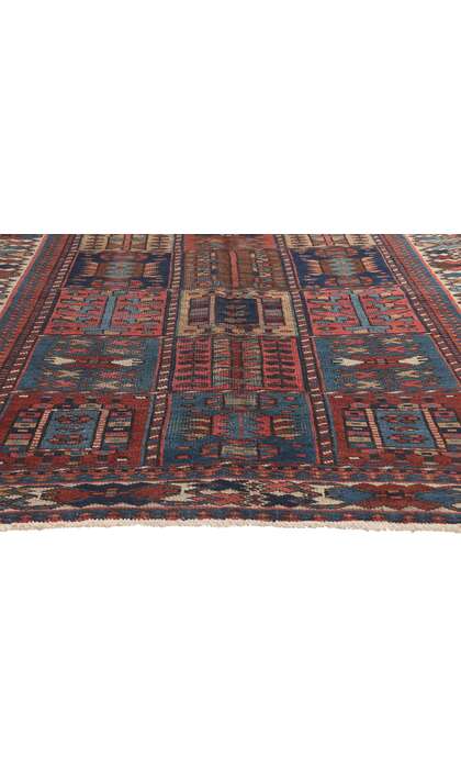 5 x 10 Antique Persian Bakhtiari Rug 75279