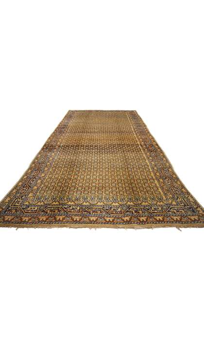 5 x 10 Antique Persian Saraband Rug 72614