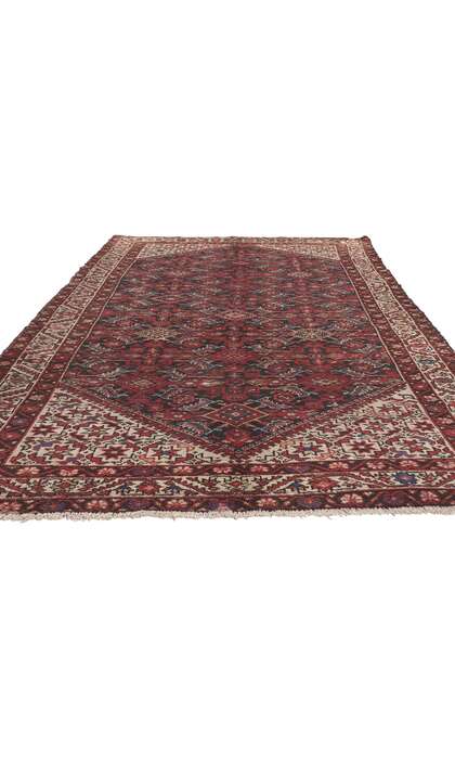 5 x 10 Vintage Persian Hamadan Rug 74943