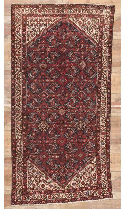 5 x 10 Vintage Persian Hamadan Rug 74943