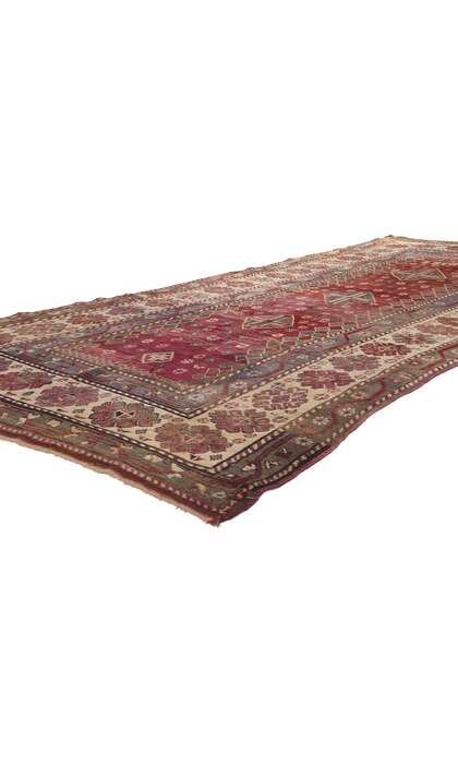 5 x 11 Antique Caucasian Kurdish Runner 71469