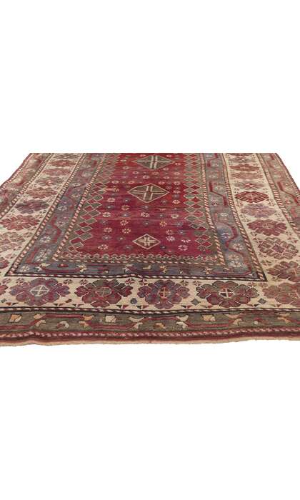 5 x 11 Antique Caucasian Kurdish Runner 71469