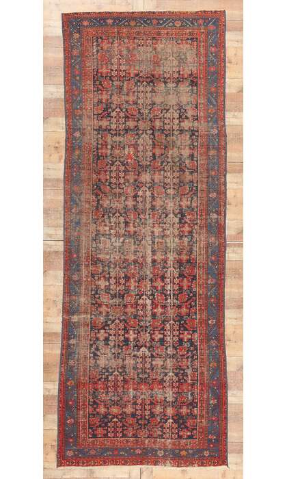 5 x 13 Antique Persian Malayer Rug 76731