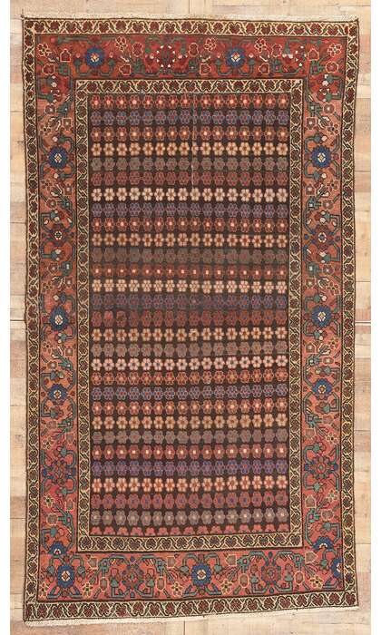5 x 9 Antique Persian Hamadan Rug 75253