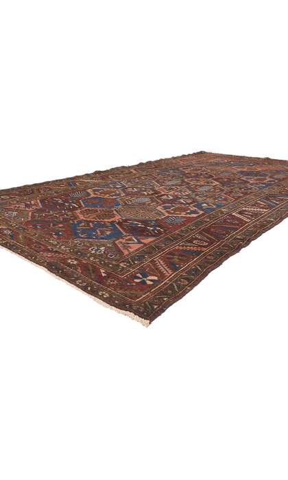 6 x 10 Antique Persian Bakhtiari Rug 75269