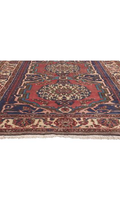 6 x 10 Vintage Persian Bakhtiari Rug 75276