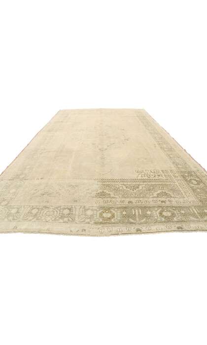 6 x 11 Vintage Muted Oushak Rug 52834