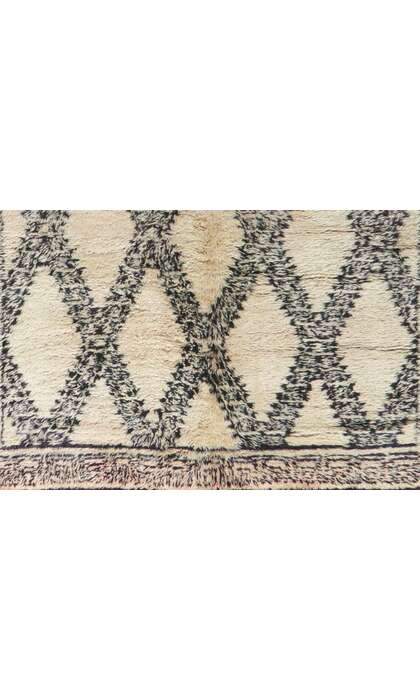 6 x 12 Vintage Moroccan Beni Ourain Rug 21360
