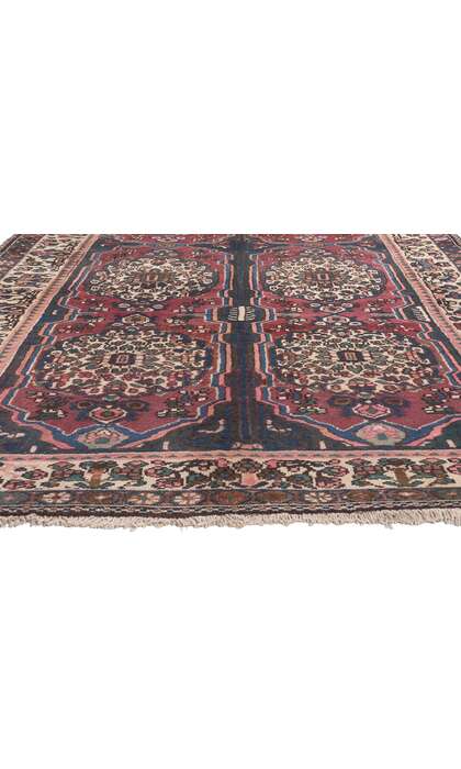 6 x 12 Vintage Persian Bakhtiari Rug 75880