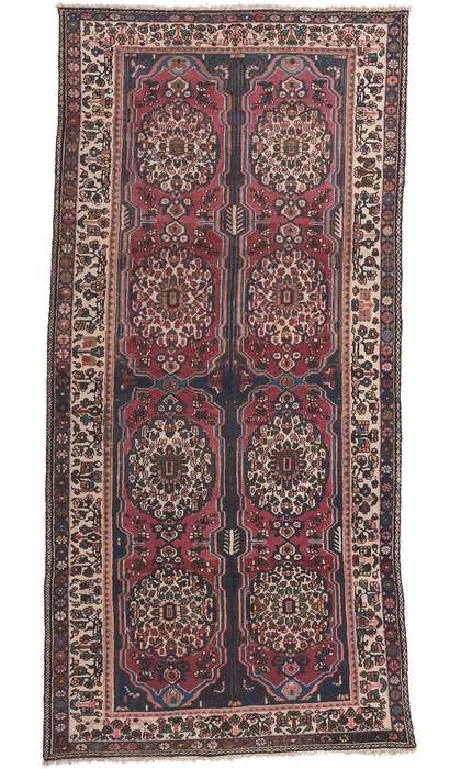 6 x 12 Vintage Persian Bakhtiari Rug 75880
