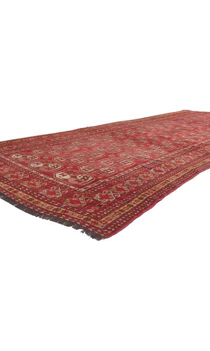 6 x 13 Antique Ersari Afghan Rug 74679