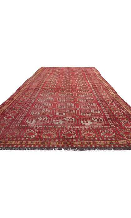 6 x 13 Antique Ersari Afghan Rug 74679