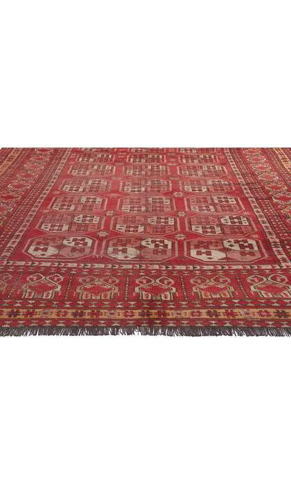 6 x 13 Antique Ersari Afghan Rug 74679