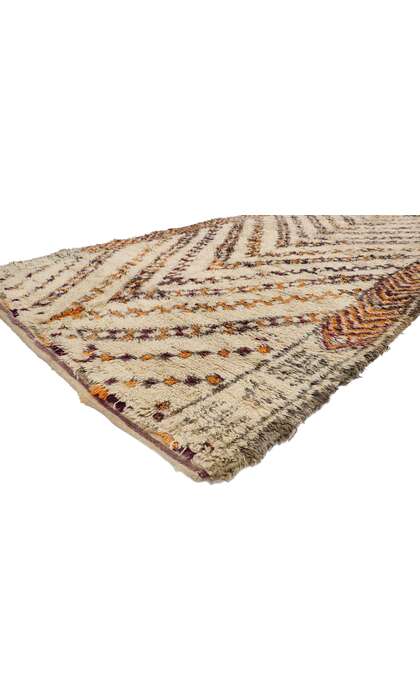 6 x 13 Vintage Moroccan Beni Ourain Rug 21369