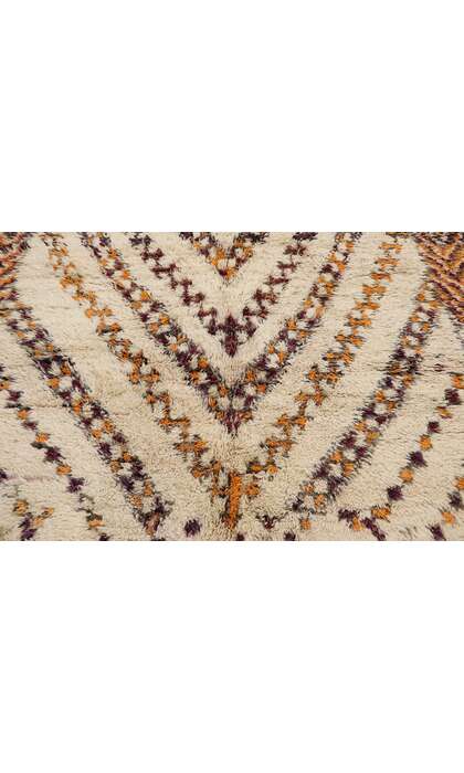 6 x 13 Vintage Moroccan Beni Ourain Rug 21369