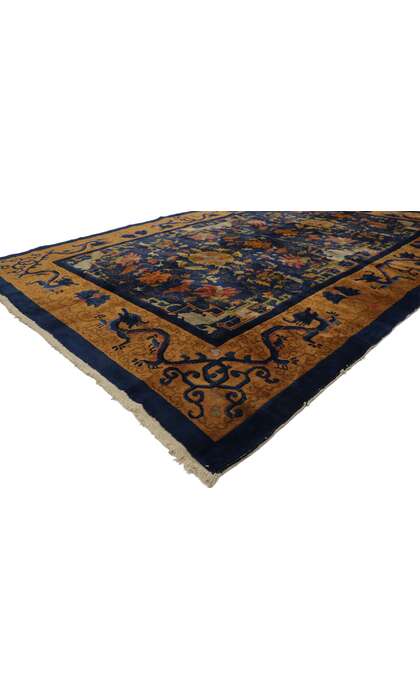 6 x 9 Antique Chinese Art Deco Rug 21679
