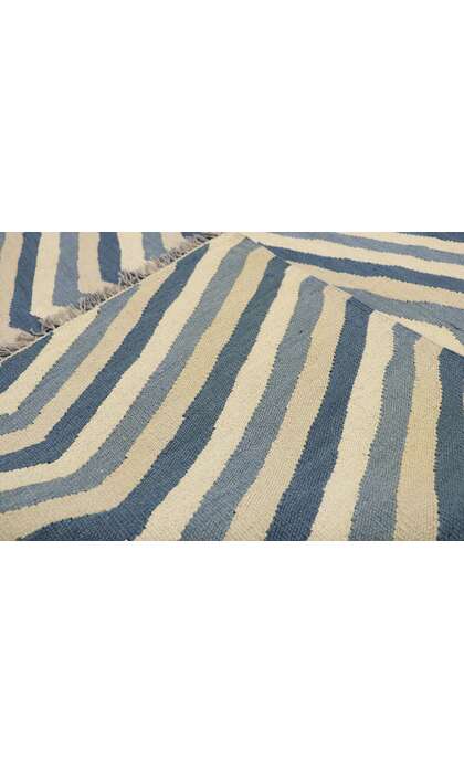 6 x 9 Coastal Style Kilim Rug 80453