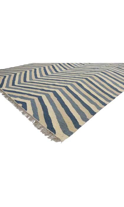 6 x 9 Coastal Style Kilim Rug 80453