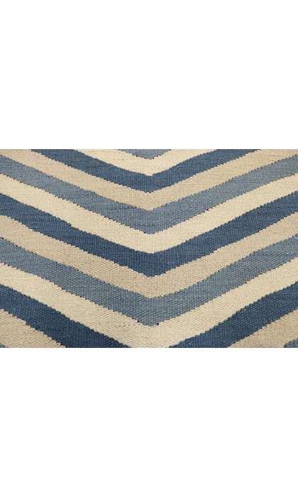 6 x 9 Coastal Style Kilim Rug 80453