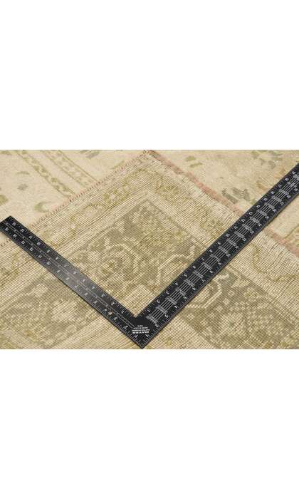 7 x 14 Vintage Neutral Oushak Rug 52833