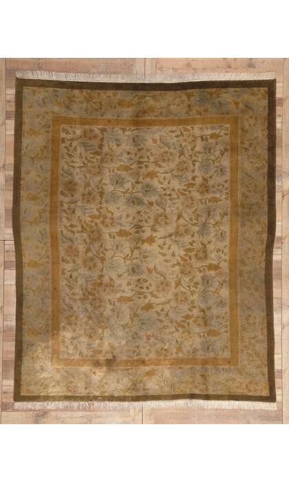 7 x 9 Vintage Earthy Tibetan Rug 76612