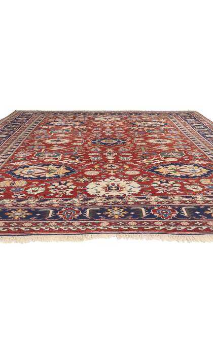 8 x 10 Vintage Turkish Red Oushak Rug 78646