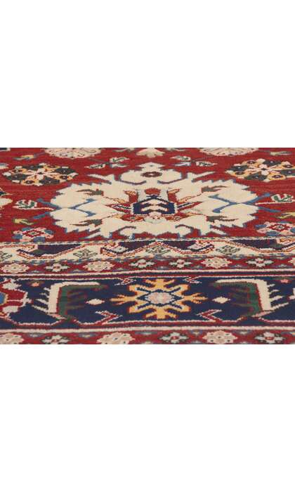 8 x 10 Vintage Turkish Red Oushak Rug 78646