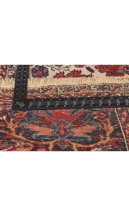 8 x 12 Antique Persian Heriz Rug 78641