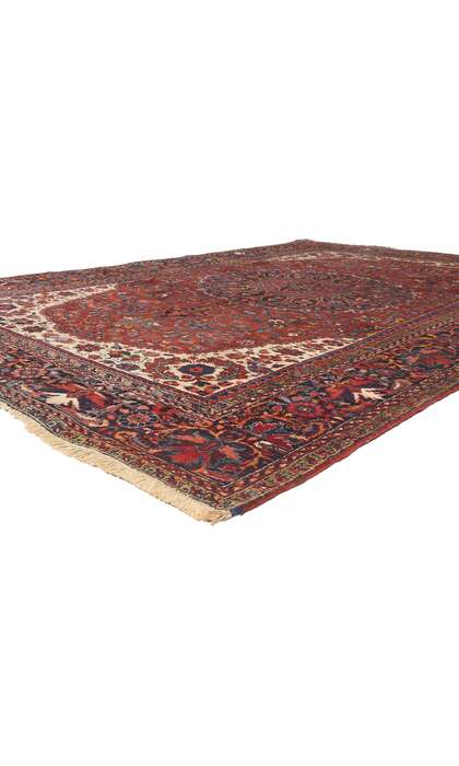 8 x 12 Antique Persian Heriz Rug 78641