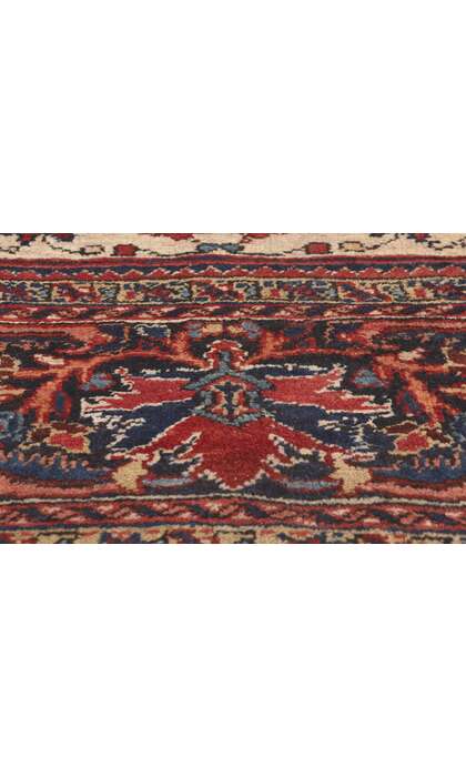 8 x 12 Antique Persian Heriz Rug 78641