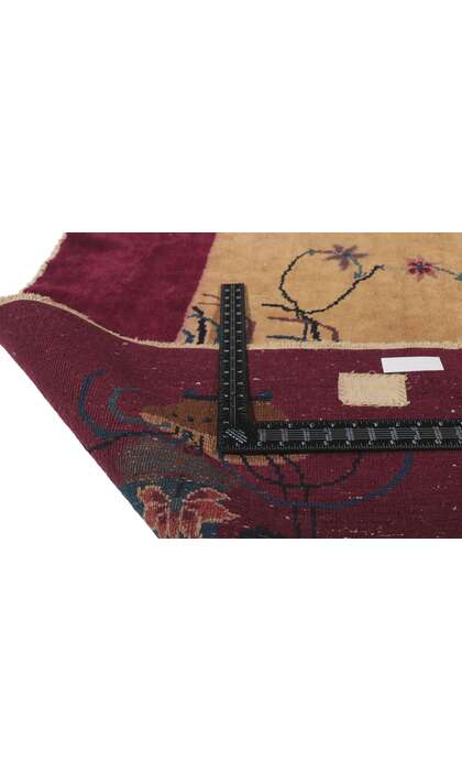 9 x 11 Antique Chinese Art Deco Rug 78175