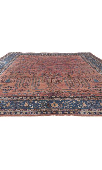 9 x 12 Antique Turkish Sparta Rug 74998