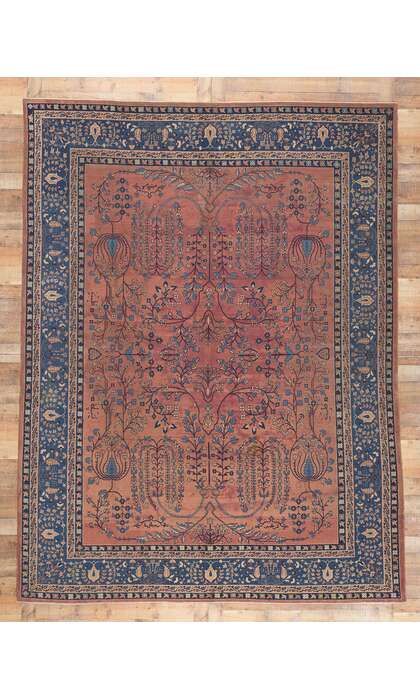 9 x 12 Antique Turkish Sparta Rug 74998